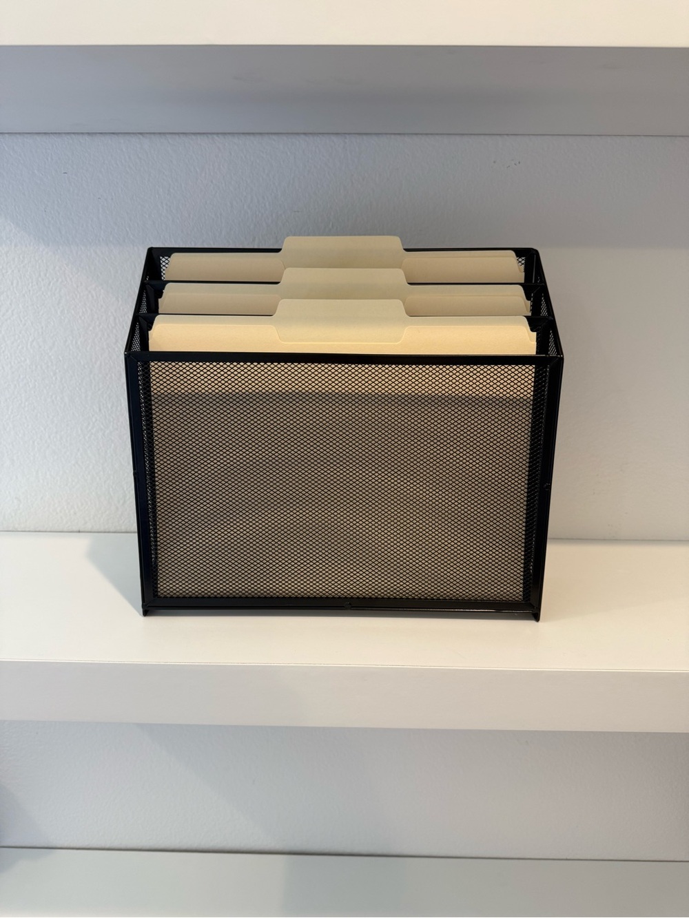 3-Tier Metal Mesh Desktop Organizer